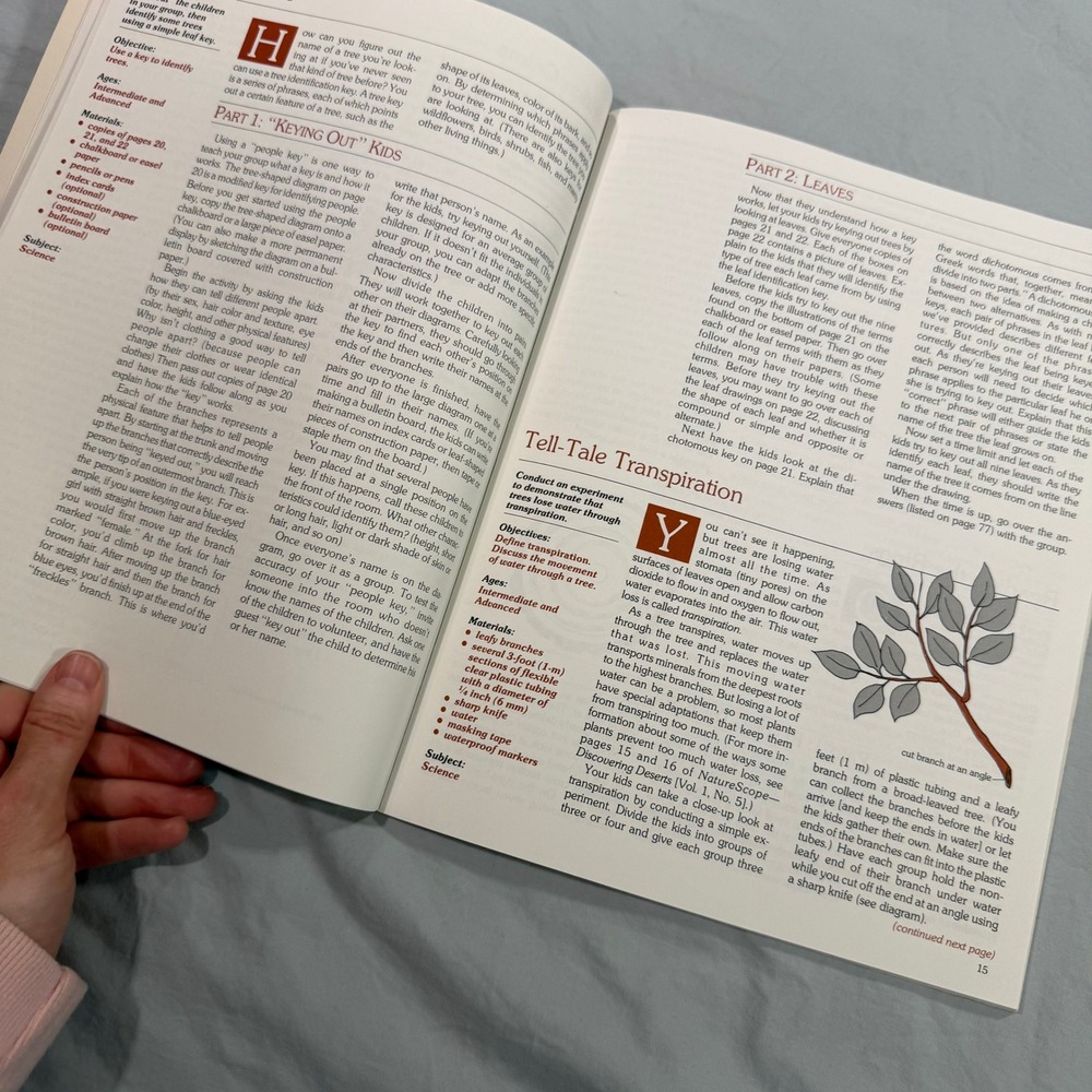 Ranger Rick NatureScope Trees Are Terrific Vintage Education Guide Vol 2 No 1 - Picture 3 of 7